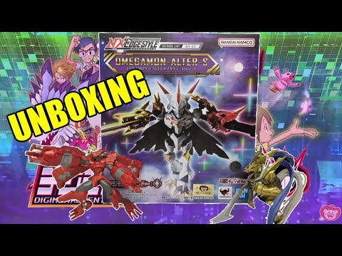 NXEDGE STYLE Omegamon Alter S Unboxing and Review | Chibi Digimon Figure