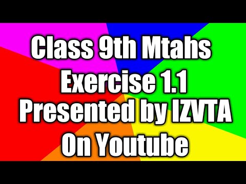 Class 9th Maths Exercise No 1.1 Q.3 and Q.4