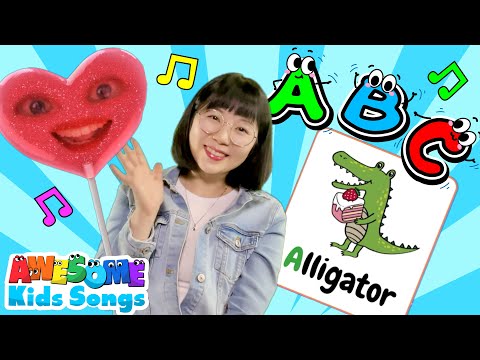 ABCD Best Alphabet Learning Video & Songs for Preschool & Kindergarten Kids | #AwesomeKidsSongs