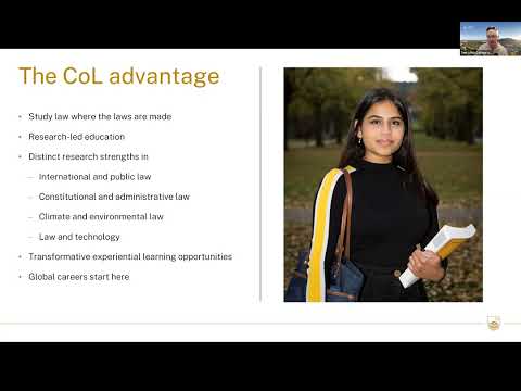 Studying at ANU - Law, Business and Economics