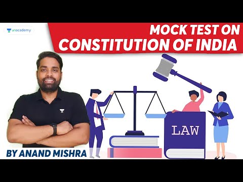 Mock test on Indian Constitution | Anand Mishra | Let's crack Judiciary with Unacademy