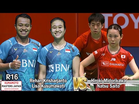 Rehan Naufal/Lisa Ayu vs Hiroki Midorikawa/Natsu Saito || R16 Kumamoto Masters 2024