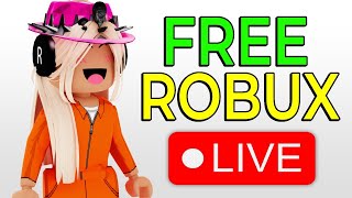 🔴 FREE 100,000 ROBUX GIVEAWAY LIVE! (Robux Giveaway)