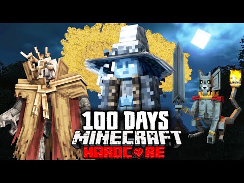 I Survived 100 Days in Elden Ring in Minecraft Hardcore