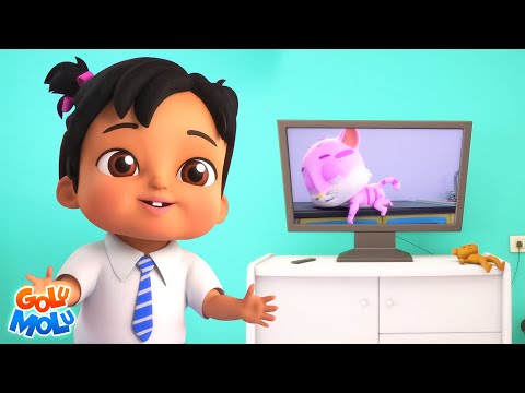 ABCD Song in Hindi, हिंदी वर्णमाला, Golu Molu Hindi Learning Videos and Rhymes for Babies