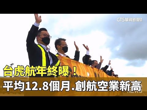 台虎航年終曝！　平均12.8個月.創航空業新高｜華視新聞 20250114@CtsTw