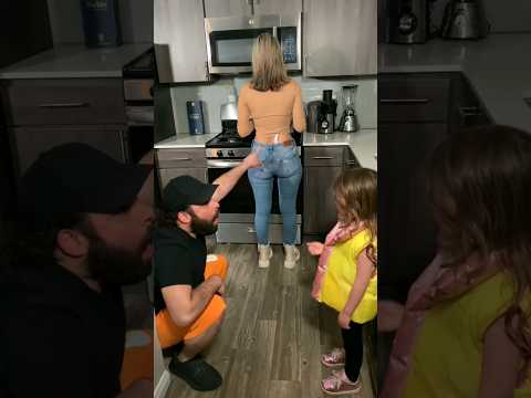 Mom pan pranking Dad and Daughter (Goes Wrong) 🤣