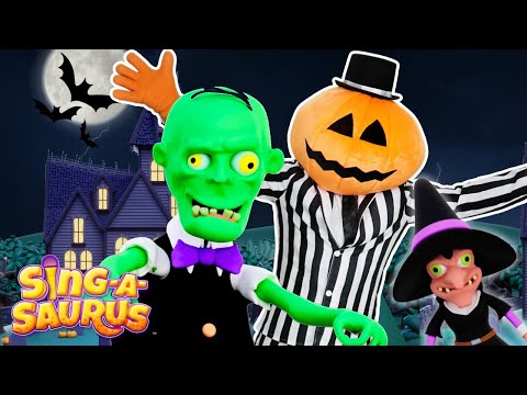 The Monster's Ball! 🎃 | Halloween songs for toddlers! 👻 | Dinosaurs for kids🦖🦕 - Sing-A-Saurus