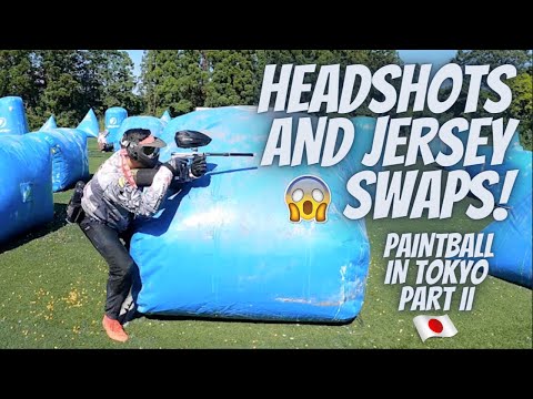 PAINTBALL IN TOKYO! | PART II | HEAD SHOTS AND JERSEY SWAPS