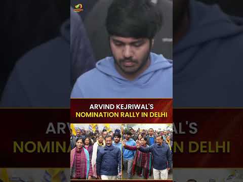 #ArvindKejriwal's Nomination Rally In Delhi | #DelhiElections2025 | #AAP | #YTShorts | Mango News