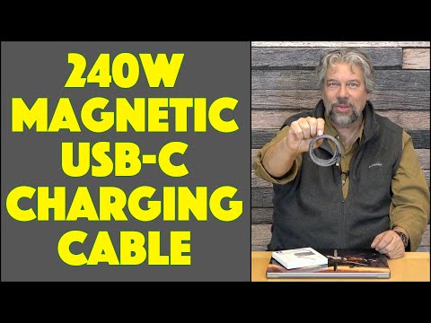 Magtame O-Magcable 240W USB-C to USB-C Magnetic Charging Cable -- REVIEW