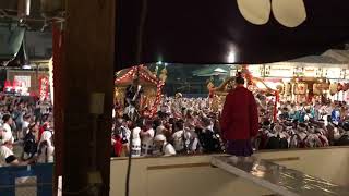 2018年 天神祭本宮 鳳神輿、玉神輿宮入（1）