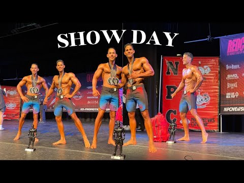 Natural Bodybuilder! SHOW DAY! Bodybuilder National Qualifier. I Brothers First Competition!