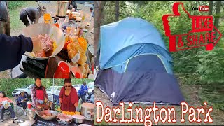 CAMPING in DARLINGTON  PARK for three days