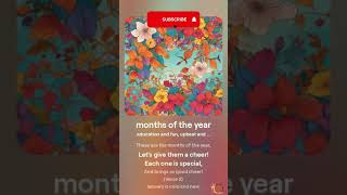 Months of the year #learningsongsforkids #monthsoftheyear #preschoolsongs