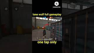 free fire lone wolf gameplay. lone wolf full gameplay. #short #shorts