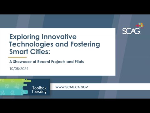 Toolbox Tuesday:  Innovative Technologies and Smart City Projects and Pilots