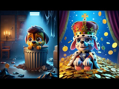 Paw Patrol Ultimate Rescue | Rich Marshall vs Poor Chase, Chase's Loneliness |Funny Story| Rainbow 3