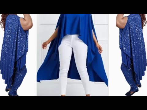 High Low Cape Top With Stylish Palazzo Trouser | Cutting/Stitching/DIY