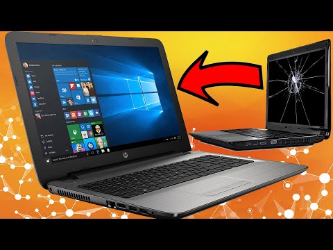 How To Replace A Laptop Screen - Easy As Pie - HP 15-BNA094NA