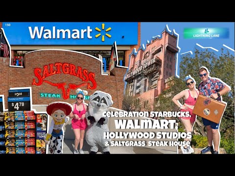 FLORIDA DISNEY VLOG FEB 25: Celebration, Hollywood Studios, Walmart & AMAZING Orlando Steakhouse 🇺🇸