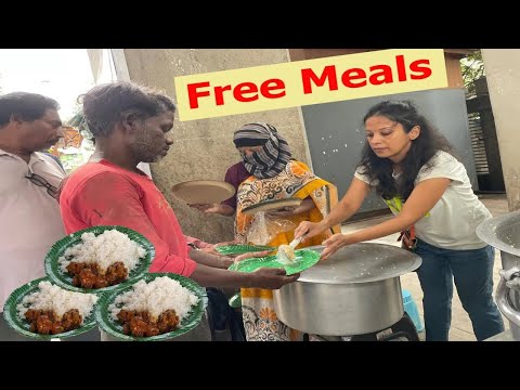 Hyderabad Unlimited Roadside Meals Free |  ఉచిత భోజనం | Street Food For Free #foodie #lunchbox