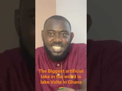 The #Biggest #artificial #lake in the #world is lake #Volta and is in #Ghana 🇬🇭