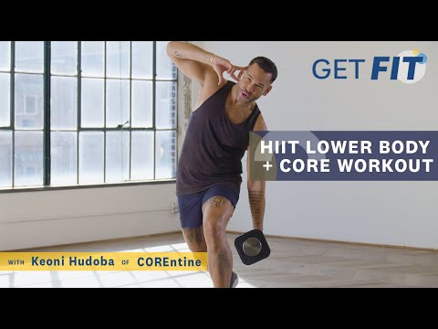 HIIT Lower Body + Core Workout with Keoni Hudoba | Get Fit | Livestrong.com