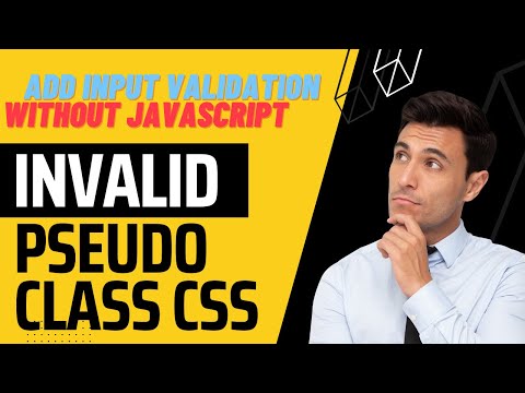 Invalid CSS Pseduo Class | Show Validation Error to input tags