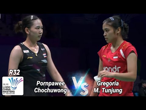 Gregoria Mariska Tunjung vs Pornpawee Chochuwong || R32 China Masters 2024