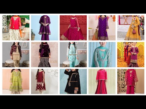 Pakistani latest baby girl wedding dress designs| kids dresses for wedding & party |Maria. B Designs