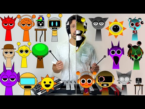 I recreated every Sprunki sound using real instruments