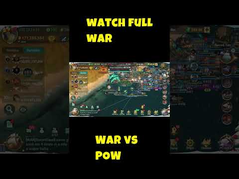 sea of conquest : POW vs WAR PORT 5 another close war !!! Part 2