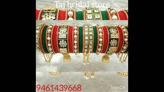 Beautiful bridal bangles set design|kundan chuda |rajwadi bangles|wedding chuda| indian bangles