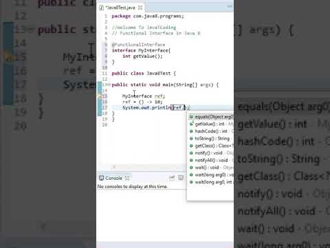 Functional Interface #shortvideo #shorts #codinglife #java8 #interview