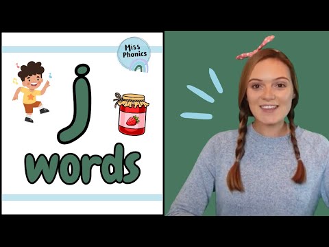 Learn to Blend 'j' Words with Miss Phonics | Phonics Blending Practice for Kids | British Teacher