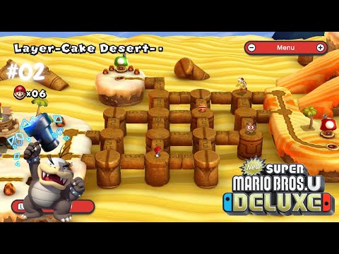 New Super Mario Bros U Deluxe - Mundo Layer Cake Desert