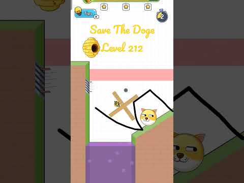 Save The Doge Level 212 3 STARS Gameplay. #savethedoge #shorts #mobilegame #gameplay #walkthrough