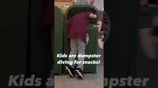 How expensive is Disney??? Kids be dumpster diving for a snack!!! # #disney #disneyworld