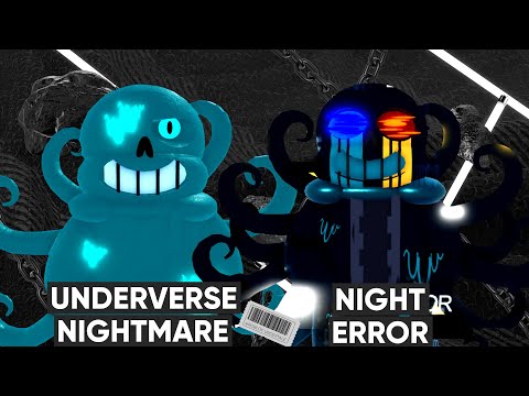 Roblox | NIGHTMARE UPDATE - Undertale Final Multiverse DX | Night Error | Underverse Nightmare Sans