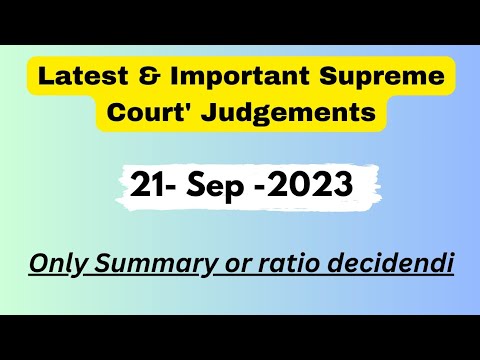 #scjudgement Latest & Important Judgements of SC/#latestjudgement Sec. 34 IPC/Sec 26,27 of Evidence