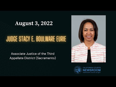 2022 - Commission on Judicial Appointments: Judge Stacy E. Boulware Eurie