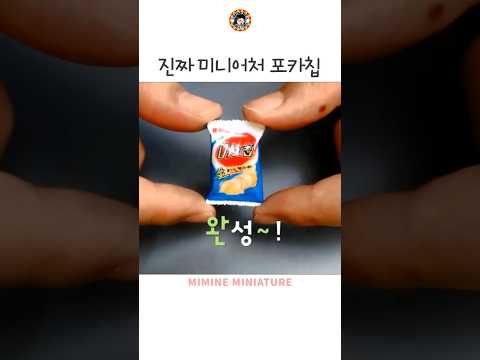 진짜 포카칩 #미니어처 로 #만들기 #miniature #미니어처요리