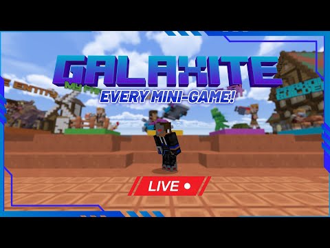 PLAYING EVERY (GOOD) GALXITE MINI-GAME (LIVE)