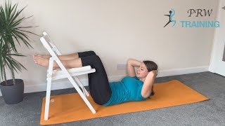 Beginners Abdominal Workout - Curl Ups