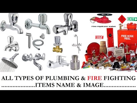 Plumbing and Fire fighting Boq Items pictures and name | All Plumbing and Fire fighting items name