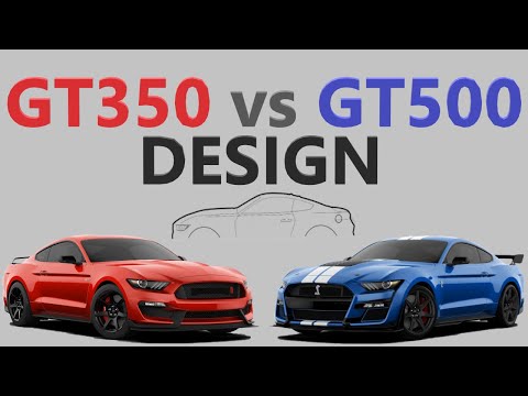 GT350 vs GT500 Design