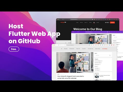 Free Hosting a Flutter Web Project on GitHub Pages