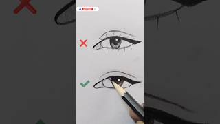 eye lashes ❤️ how to draw eye lashes #drawpretty #shorts #shortsvideo #art #drawing #tutorial #short