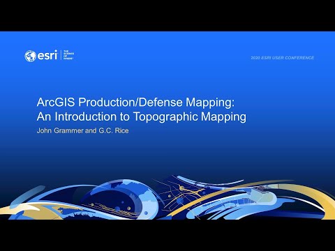 ArcGIS Production/Defense Mapping: An Introduction to Topographic Mapping